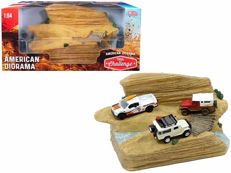 "Trail Challenge" Resin Diorama For 1/64 Scale Models By American Diorama