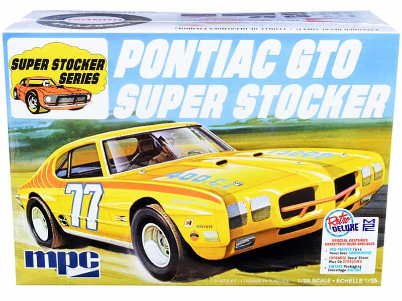 Skill 2 Model Kit 1970 Pontiac Gto Super Stocker 1/25 Scale Model By Mpc