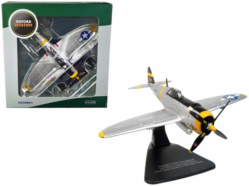 Republic P-47D Thunderbolt Fighter Plane Usaaf "Captain Daniel Boone 333Rd Fighter Squadron 318Th Fighter Group" "Oxford Aviation" Series 1/72 Diecast Model Airplane By Oxford Diecast