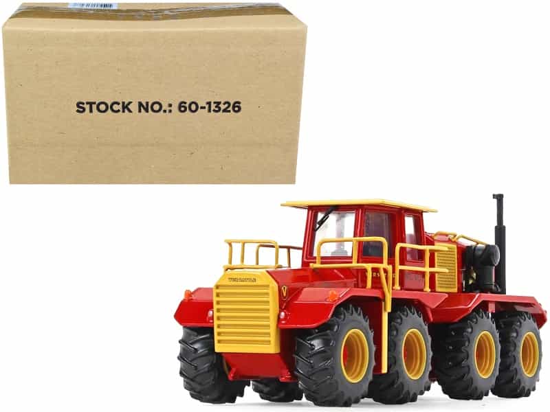 Versatile "Big Roy" 1080 Tractor (Restoration Version) Red And Yellow 1/64 Diecast Model By First Gear