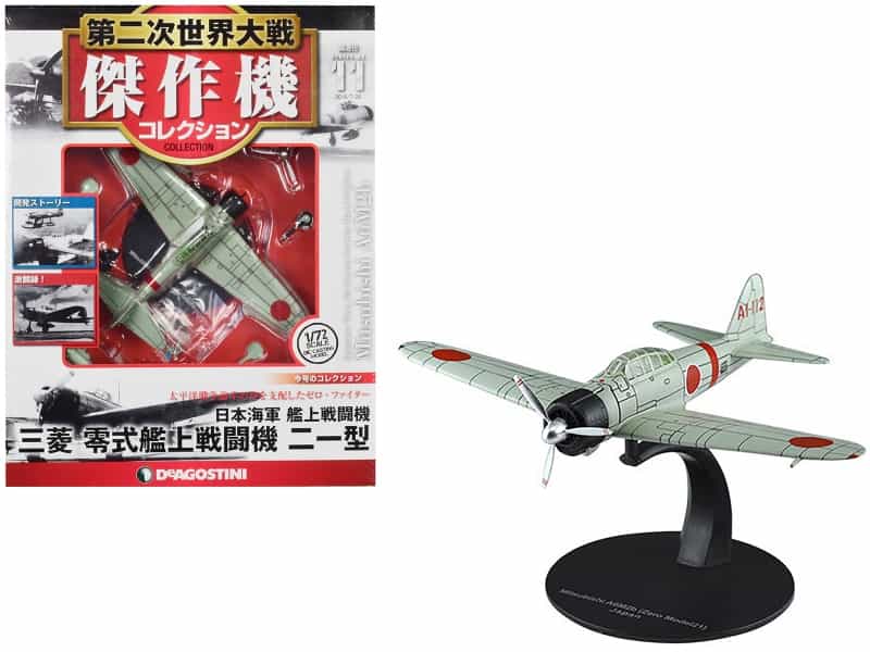 Mitsubishi A6m2b "Zero" Fighter Aircraft "Imperial Japanese Navy Air Service" 1/72 Diecast Model By Deagostini