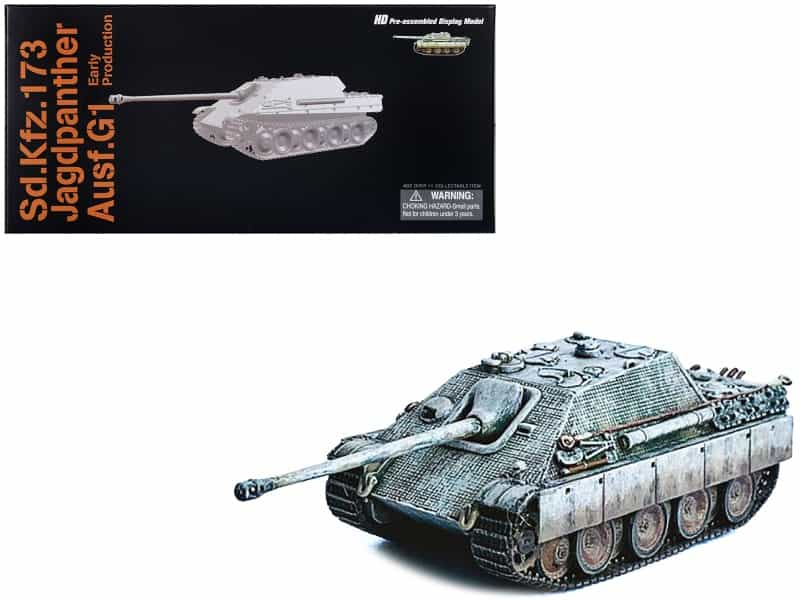 Germany Sd.Kfz.173 Jagdpanther Ausf.G1 Early Production Tank "Pz.Div. Grossdeutschland" (1944) "Neo Dragon Armor" Series 1/72 Plastic Model By Dragon Models