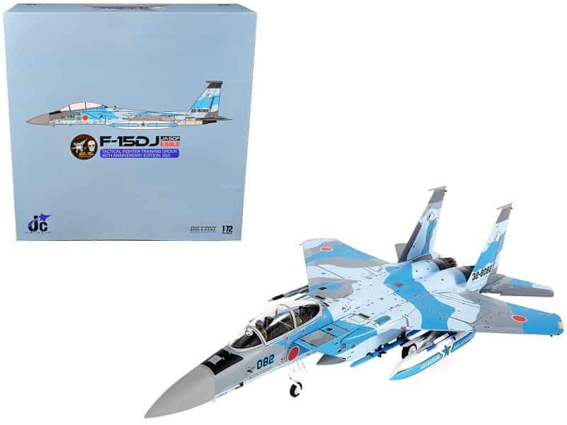 Mitsubishi F-15Dj Eagle Fighter Plane "Jasdf (Japan Air Self-Defense Force) Tactical Fighter Training Group 40Th Anniversary Edition" (2021) 1/72 Diecast Model By Jc Wings