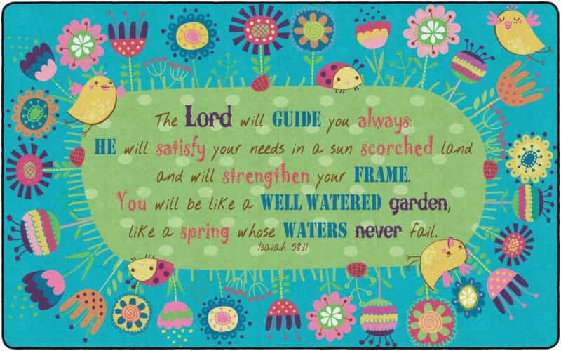 God's Garden Isaiah 58:11 7'6 X 12'