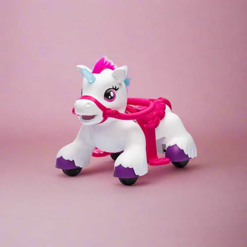 Freddo Unicorn 6V Ride-On - White