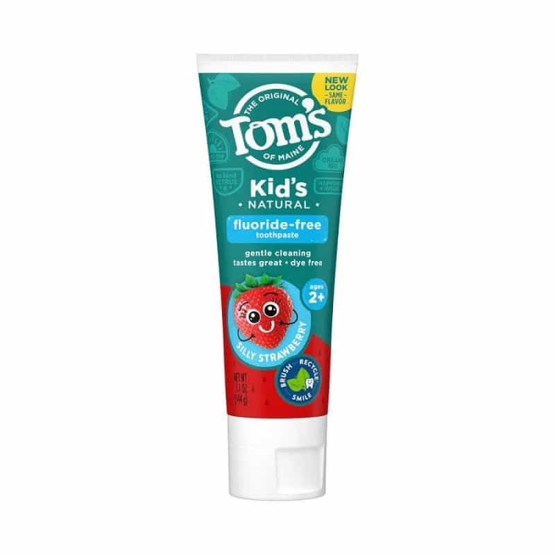 Tom's Of Maine Silly Strawberry Kid's Fluoride-Free Toothpaste 5.1 Oz