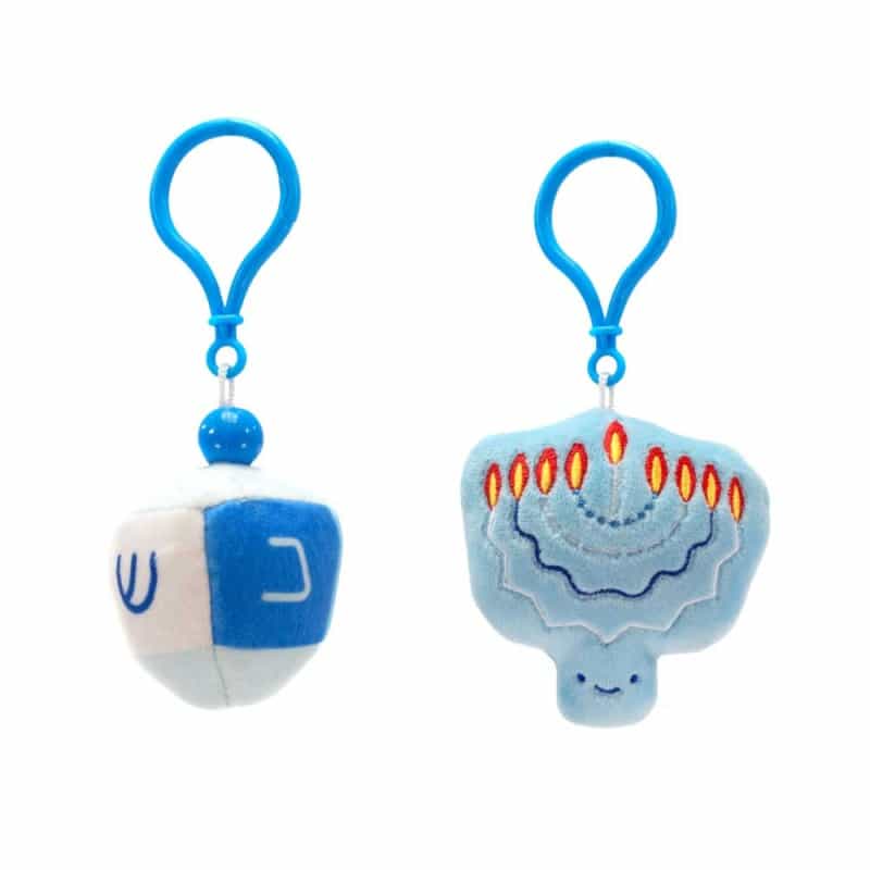 Key Clip - 2.5In/3.5In Dreidel And Menorah
