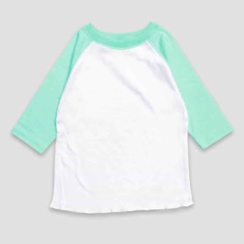 Toddler Raglan T-Shirts – Polyester Cotton Blend