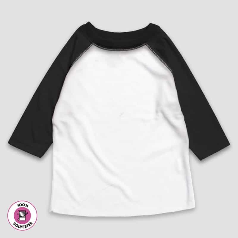 Toddler Raglan Baseball T-Shirts – 100% Polyester