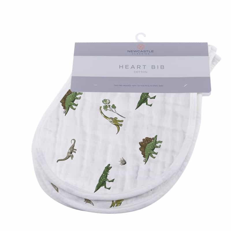 Dino Days Cotton Burp Cloth Bib 2Pk