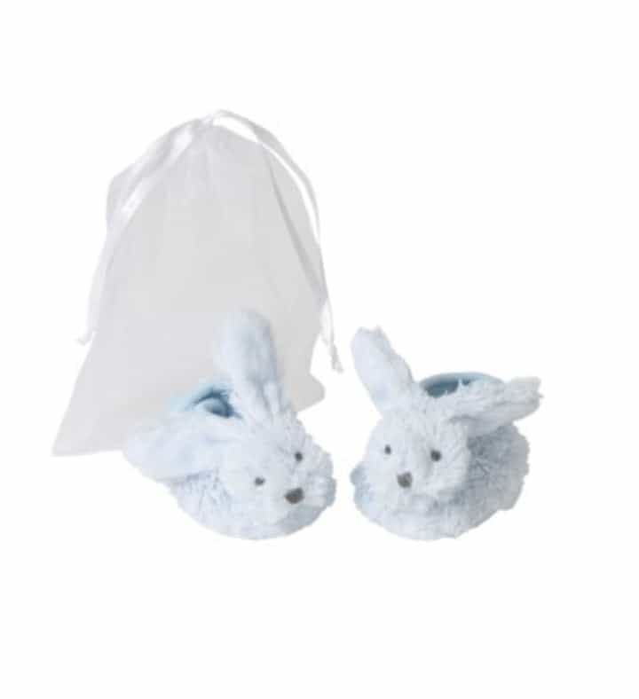Blue Rabbit Richie Slippers In Organza Bag By Happy Horse
