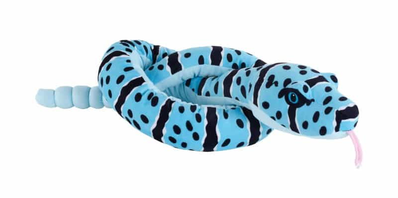 Snakesss Eco Blue Rock Rattlesnake Stuffed Animal - 54"