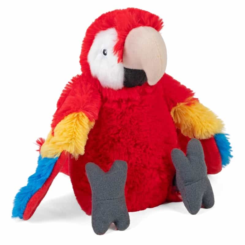 Cuddlekins Eco Scarlet Macaw Stuffed Animal - 8"