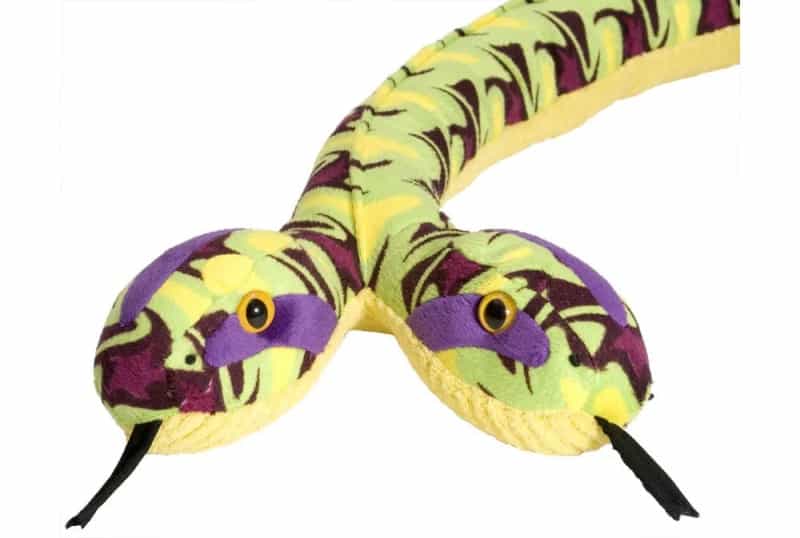 Snakesss Siamese Whirlpool Snake Stuffed Animal - 54"