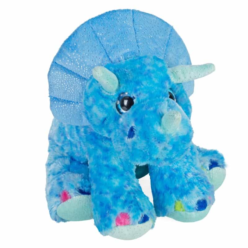 Sweet & Sassy Triceratops Stuffed Animal - 12"