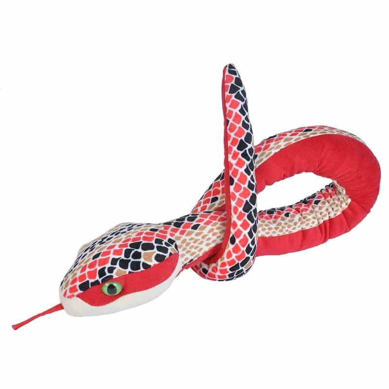 Snakesss Red Scales Snake Stuffed Animal - 54"