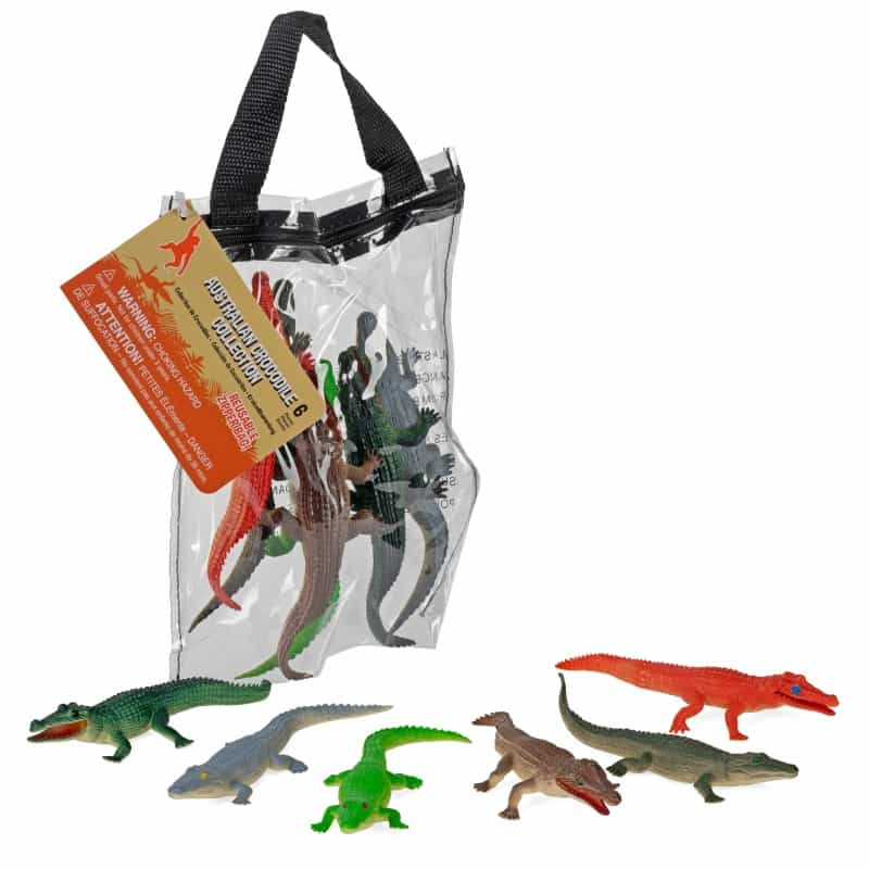 Polybag Zip Crocodile Figurines - 12"
