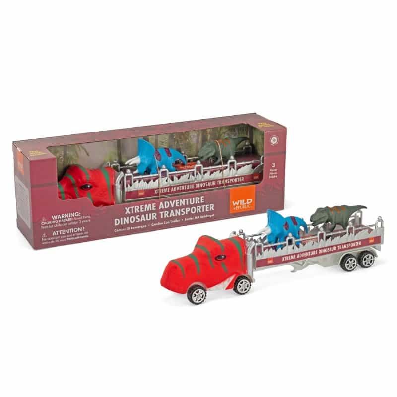 Transporter Dino Truck Set - 12"