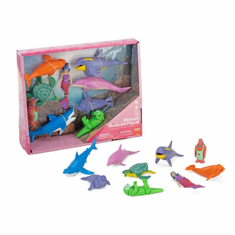 Moveable Mermaid Action Playset - 11"