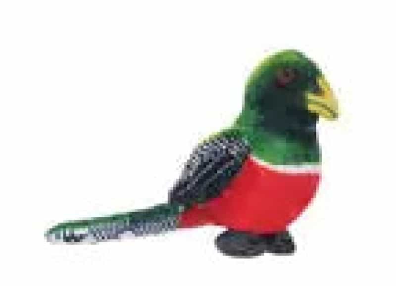 Rainforest Birds Collared Trogon Stuffed Animal - 4.5"