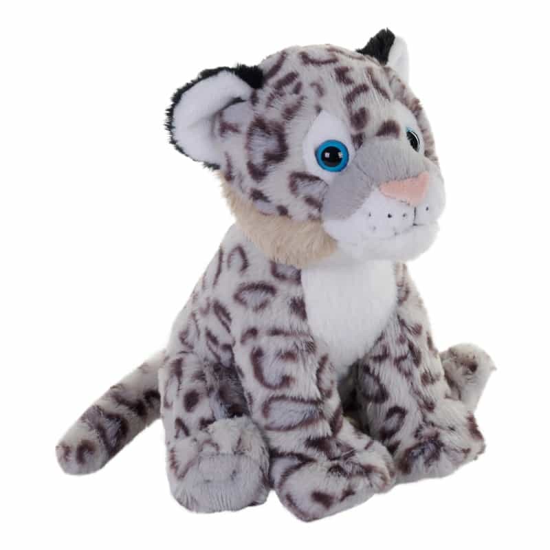 Earthkins Mini Snow Leopard Stuffed Animal - 8"