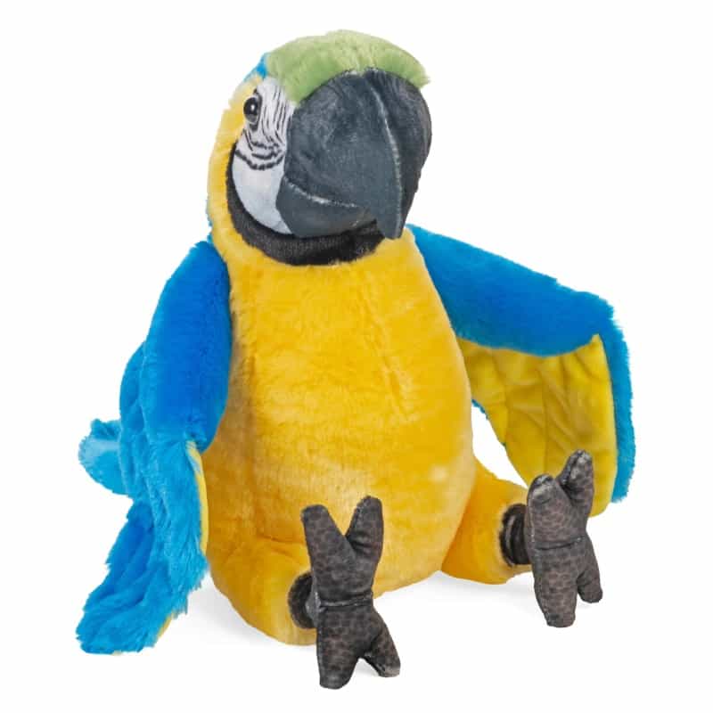 Artist Collection Eco Blue & Yellow Macaw Stuffed Animal - 15"