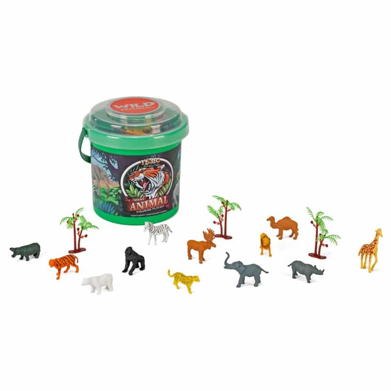 Adventure Buckets Mini Animal Figurines - 4"