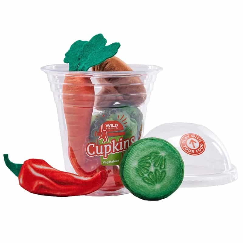 Cupkins Vegetables Stuffed Animal - 5"