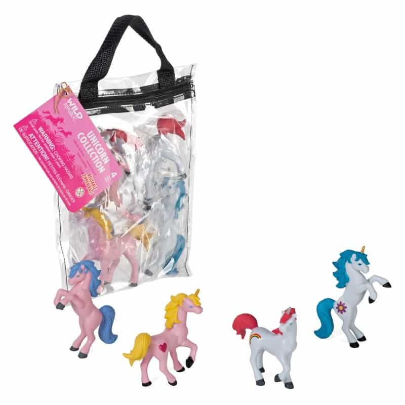 Polybag Zip Unicorn Figurines - 12"