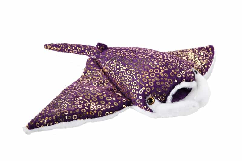 Foilkins Manta Ray Stuffed Animal - 12"