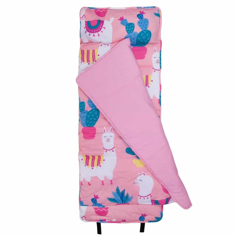Llamas And Cactus Pink Original Nap Mat