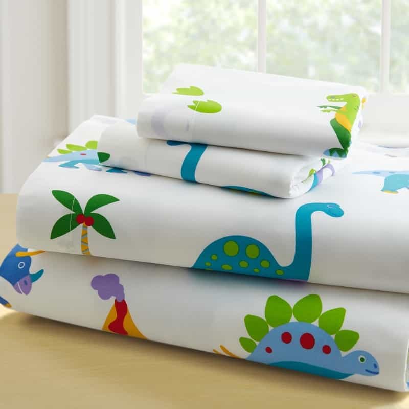 Dinosaur Land 100% Cotton Sheet Set - Twin