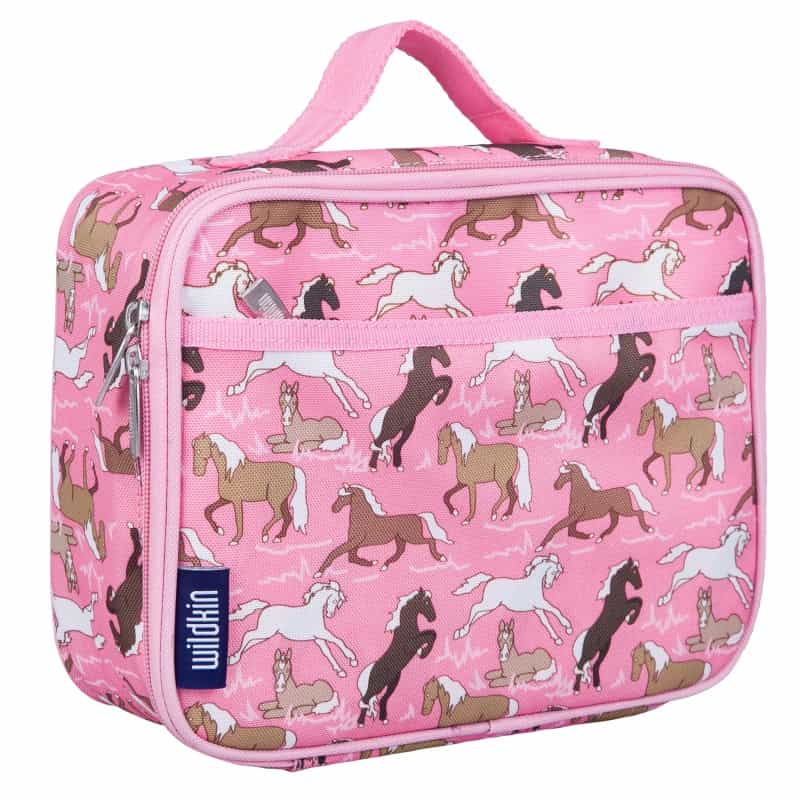 Horses In Pink Lunch Box