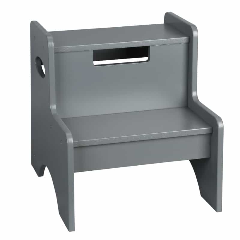 Two Step Stool - Gray