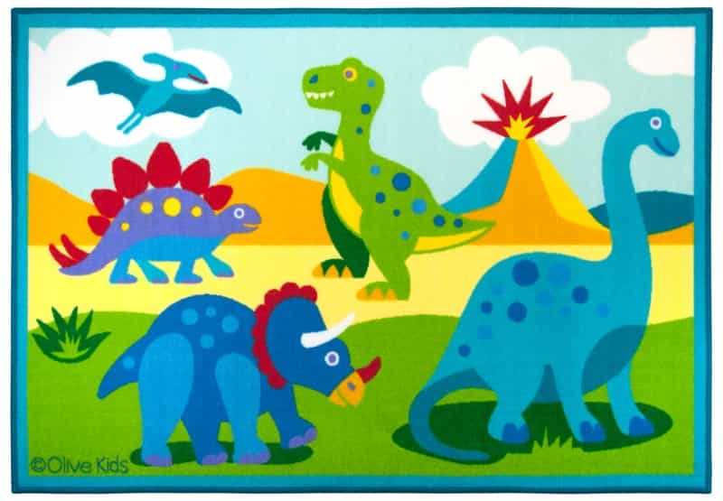 Dinosaur Land 39X58 Rug