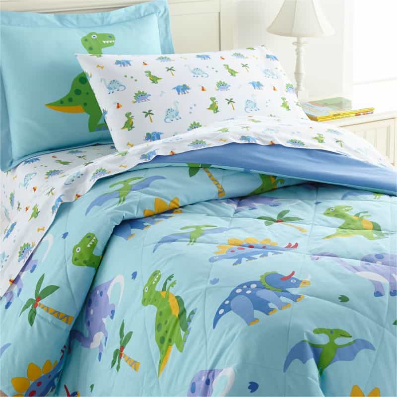 Dinosaur Land 7 Pc Cotton Bed In A Bag - Full